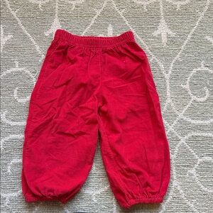 Baby Luigi Boys Corduroy Red Pants 12 Months